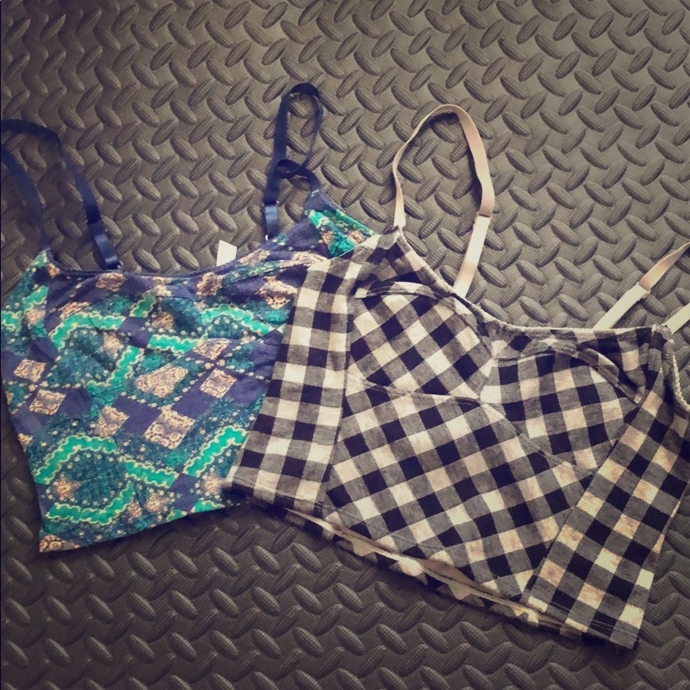 Free people intimately crop top bundle